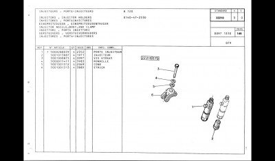 injecteurs B120 5trous