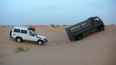 dans la dunette