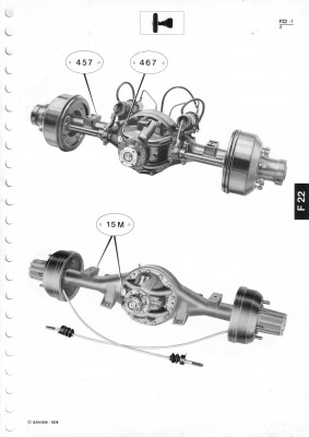 nez arrière 467 = SM7, SM8, SM8 (4x4) etc. nez arrière 15M = JP11