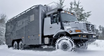 Mercedes-Benz Delivers Custom Made 6x6 Zetros Trucks to Rich Mongolian Animal Hunters