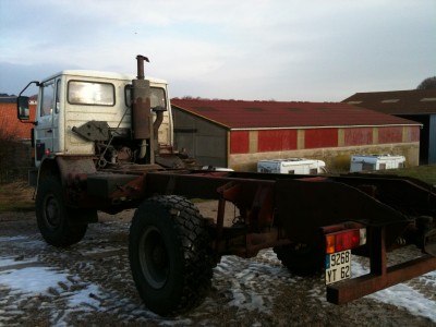 Le pot, quelques temps après l'achat du camion