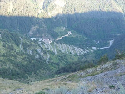 Route du col de Tende aux 46 lacets.