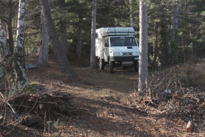 A l'arrivée sur le terrain ....