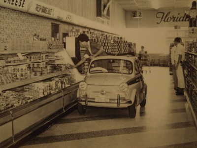 Supermarket en Fiat 500