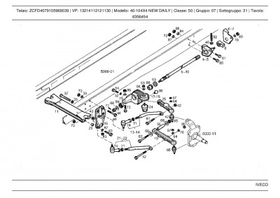 la microfiche du soit-disant train avant des 4x4