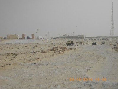 Poste frontière de Mauritanie ouf