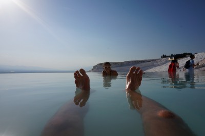 Les fameuses vasques turquoises de Pamukkale