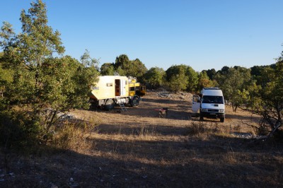 Bivouac dans la savane