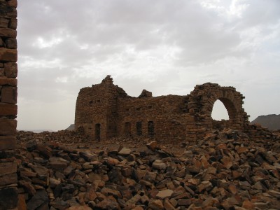 les restes de fort sagane pour le film