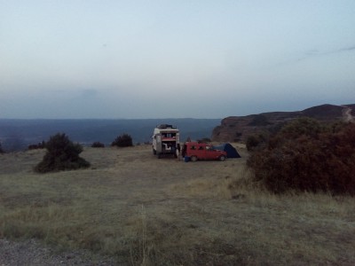 Bivouac à l'ermitage de los santos