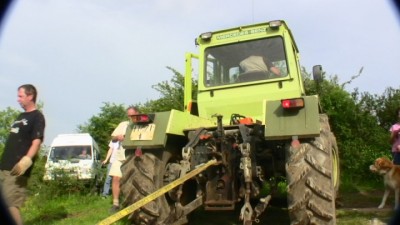 à l'arrière plan..Guy et son treuil (merci Guy)