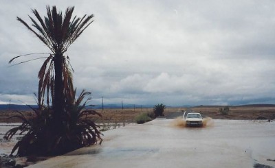 Passage d'Oued dans le Sud Marocain