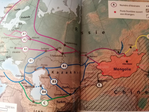 Image de le Guide de la Mongolie ed. GOA de Cécile Miramont et Laurent Bendel.