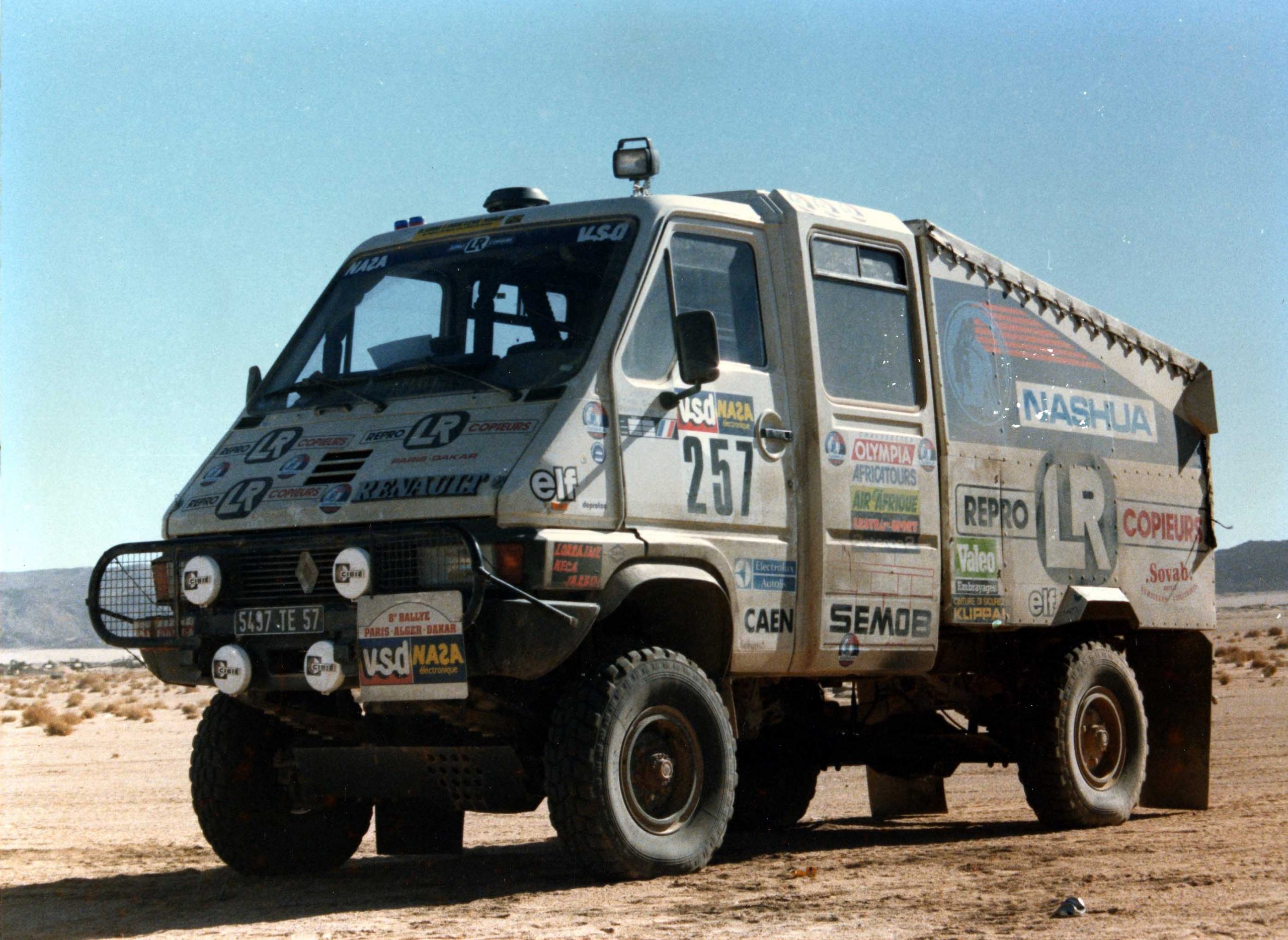 Paris Dakar 1986 participant N°257 Paris Dakar 1986 participant N°257