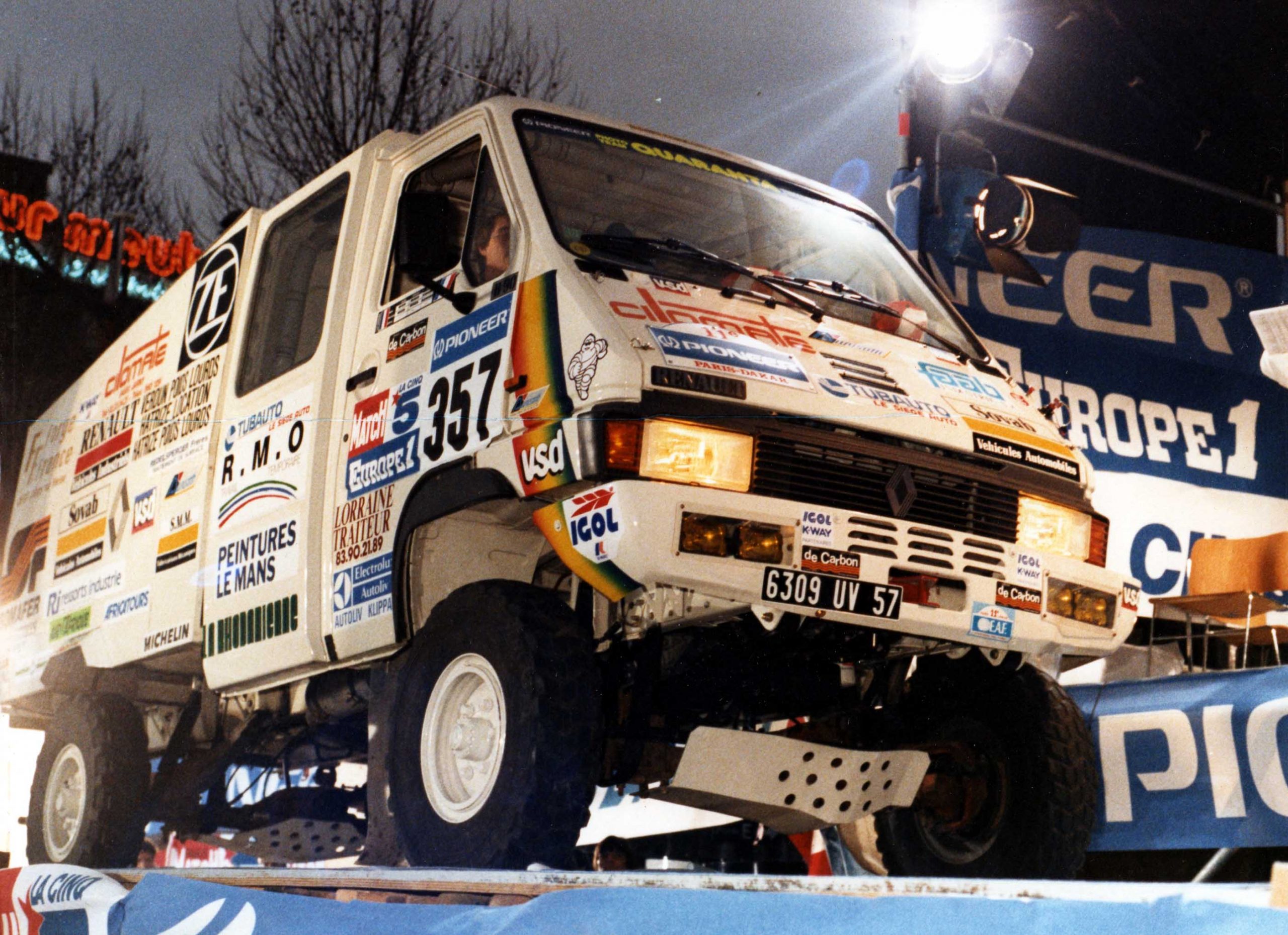 Paris Dakar 1989 participant N°357 Paris Dakar 1989 participant N°357