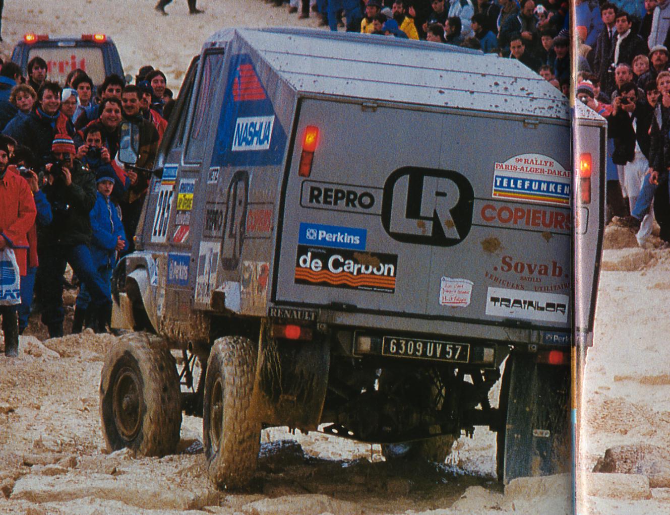 REnault B90 4x4 Nashua PAris-Dakar 1986